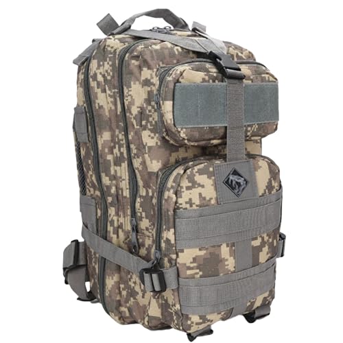 Medium Backpack with Pistol Retention System, ACU, Concealed Carry Capability with MOLLE Webbing Exterior for Modular Gear Expansion - color: Acu