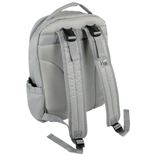 Hudson Baby Unisex Baby Premium Diaper Bag Backpack and Changing Pad, Gray, One Size - color: Gray