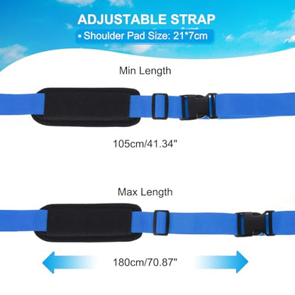 PATIKIL Carrying Beach Chair Straps, Adjustable Beach Chair Straps Shoulder Carrying Straps for Folding Chair Backpack, Navy Blue - color: Navy Blue