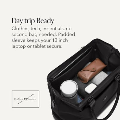 SWISSGEAR Signature Hardside Expandable Carry-On Spinner & Mini Weekender Tote Set, ABS Construction, TSA-Friendly Lock, Black, 2-Piece Set (19-Inch/Mini Weekender Tote) - color: Black, size: 2-Piece Set (Mini Weekender/19")