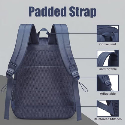 Mesh Backpack for Girls Boys, Heavy Duty Semi-Transparent Mesh Bookbag Womens Mens Mesh Backpacks for School, Sports, Beach, Swimming, Travel - Navy Blue - color: Navy Blue