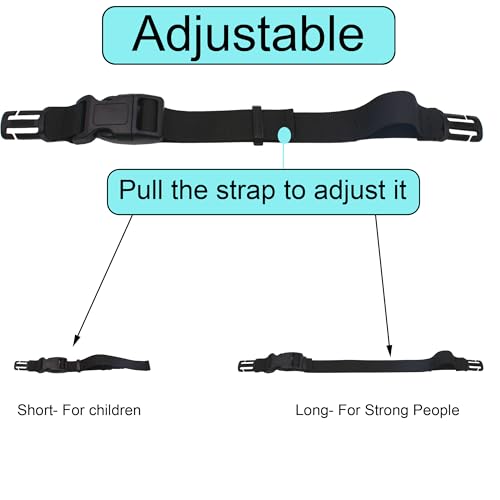YYST Sternum Strap Backpack Chest Harness for Backpack with 20MM or 25MM Webbing Adjust from 9" to 17.5"