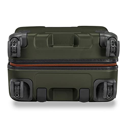 Briggs & Riley 22 Inch Carry-On Luggage with Wheels - Small Rolling Hard Shell Heavy Duty Suitcase with Front Laptop Compartment - 360 Spinner Wheels - Torq Collection - Hunter Green - color: Hunter, size: 22'"
