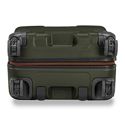 Briggs & Riley 22 Inch Carry-On Luggage with Wheels - Small Rolling Hard Shell Heavy Duty Suitcase with Front Laptop Compartment - 360 Spinner Wheels - Torq Collection - Hunter Green - color: Hunter, size: 22'"