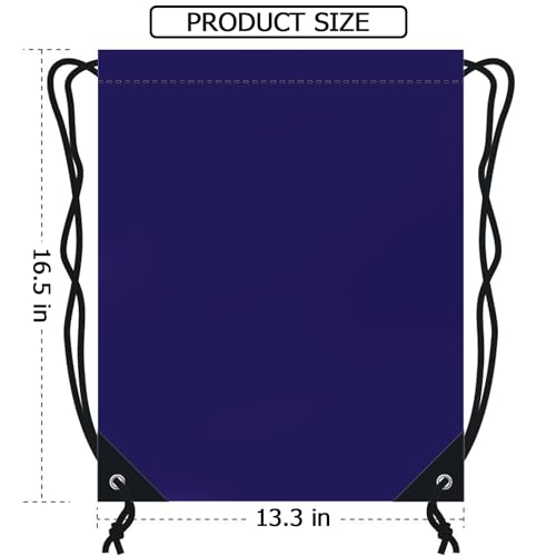 Drawstring Backpack Bulk String Backpack Drawstring Bags Sport Gym Cinch Bag Nylon String Bag for Women Men (1PCS) - color: Blue 1pcs