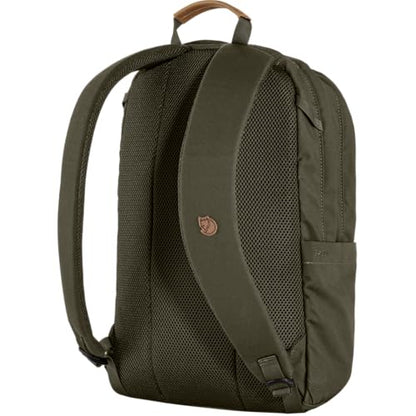 Fjällräven Raven 20 Backpack - Multi-Pocket Organization, Padded Support, Durable Fabric - Commuting, Travel, Dark Olive - color: Dark Olive