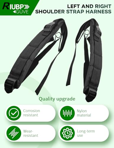 1 Pair of Left and Right Shoulder Straps Fit for Husqavarna 150BF 150BT 170BF 170BT 350BF 350BT 370BFS 370BTS Backpack Blower Replace 511803001 511802901 Backpack Blower Straps