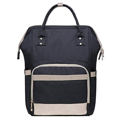 KAUKKO Lightweight Backpack Casual Travel Daypack Causal Backpack Shoulder Book Bag Multipurpose Daypacks - color: 01-5-black