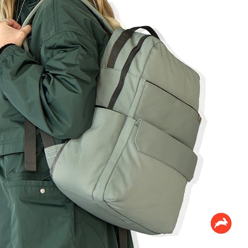 RED ROVR Roo Lightweight 1 LB Diaper Bag Backpack | 11 organizational pockets| Durable & Water-Resistant (Sage) - color: Sage