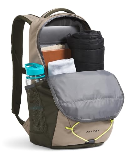 The North Face Jester Everyday Laptop Backpack - PFAS Free - color: Cavern Grey/New Taupe Green