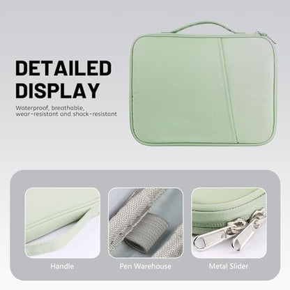 mygreen Universal Travel Gear Organizer/Electronics Accessories Bag/Document File Bag - color: Green-tablet
