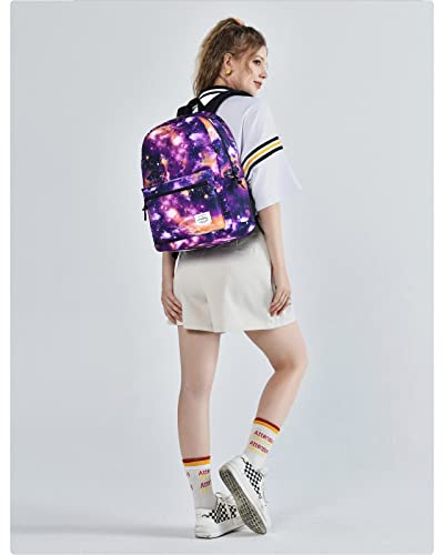 HotStyle TRENDYMAX Backpack for School Girls Boys & Preschool Kids, Two Sizes - color: D049b, Purple, size: Big Kids (8+ years)