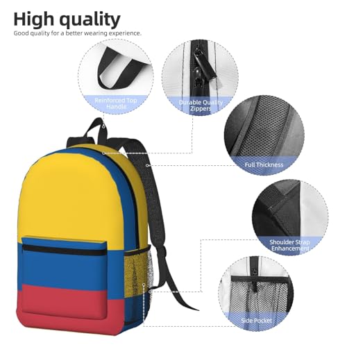 MZERSE Sports Travel Backpack German Flag National Banner, Gym Daypack, Printed Casual Bag for Outdoor Activities and Beach - color: Pattern (1106)