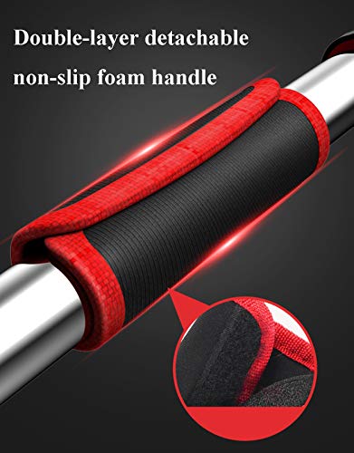 Pull-Up Bar The Horizontal Bar On The Door, Without Screw Installation, The Fitness Training Bar On The Door, 65-90cm, 85-120cm, 105-140cm (Size : 85-120cm) - size: 85-120cm