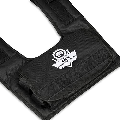 DBX BUSHIDO SPORT Weighted Jacket from 1 kg to 10 kg - Weighted Vest for Strength Training - Weight Vest Made of Durable Cordura Material