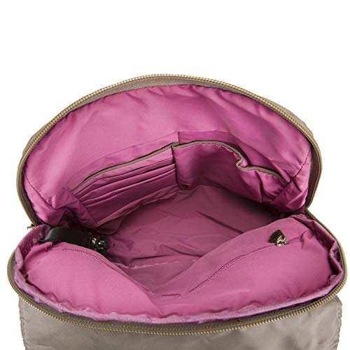 Travelon Anti-Theft Signature Slim Backpack - color: Sable