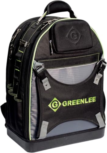 Greenlee 0158-26 Professional Tool Backpack , Black - style: Professional Tool Backpack