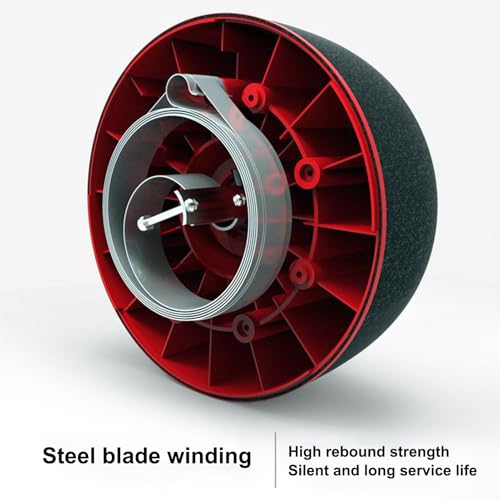 Abs Roller Wheel - Ab Exercise, Core Trainer | Automatic Rebound Fitness Gear for Strengthening Muscles Workout Equipment Quiet Home Gym for Men Women Upper Body Shaping Tone Balance Stability