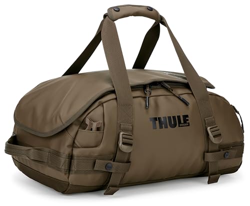Thule Chasm Duffel bag, Weather-resistant materials, Easy packing, Converts to backpack, Internal pockets, Travel-ready - color: DEEP KHAKI, size: 30L