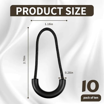 Zipper Pulls Compatible with Osprey,10PCS,Removable U Shape Zipper Pull Replacement for Backpack,Pouch,Luggage