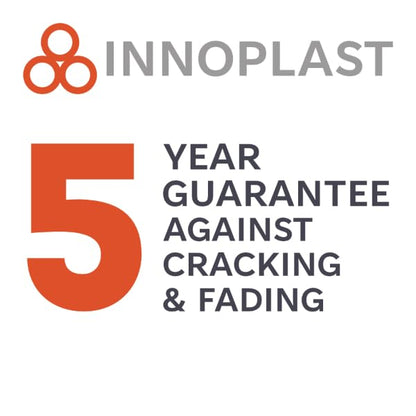 BollardGard 8" x 72" 2-Pack Round Top Bollard Cover- Innoplast (Blue No Tape) - color: Blue No Tape, size: 2-Pack