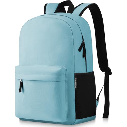 ZUBOND Unisex Backpack for School & Travel - Lightweight Laptop Backpack Fits 15.6 Inch Notebook, Water Bottle Pocket - Ideal for Teens, College Students, Adults - color: Teal, size: 15.6 Inch
