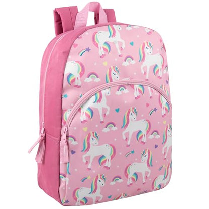 Trail maker Wholesale Kids Backpacks for Boys, Girls Bulk Backpacks 24 Pack with Fun Patterns, Adjustable Padded Straps - color: Female Fantastic Creature Prints