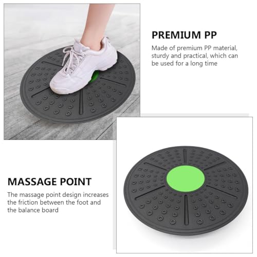 Balance Exercise Board Fitness Balance Tool Green Non-slip Household Equilibrium Training Device for Physiotherapy and Core Stability