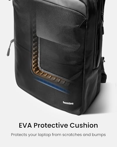 tomtoc Laptop Backpack, Laptop Bag for Men Women, 24L Everyday Computer Backpack for 16'' MacBook Pro M4, Daypack for Work, Commute, Business, College, Weekend Trip