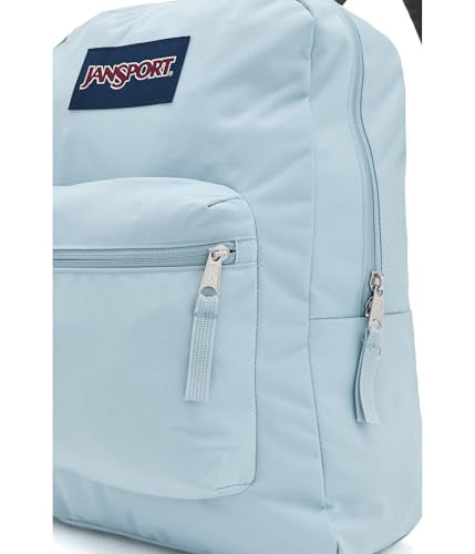 JanSport Cross Town Backpack 17" x 12.5" x 6" - Simple Bag for Everyone with 1 Main Compartment, Front Utility Pocket - Premium Class Accessories - Blue Dusk - color: Blue Dusk