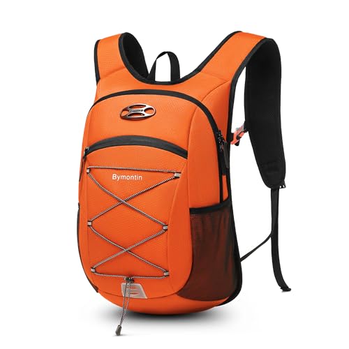 Ultra-Light Soft Daypack 15L/20L, Cushioned Breathable Back Panel Backpack, Lightweight Packable Travel Backpack (Orange, 20L) - color: Orange, size: 20L