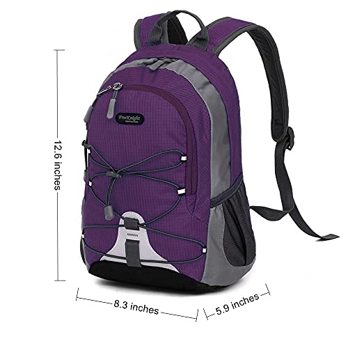 Bseash 10L Small Hiking Backpack for Kids Ages 3-6 Girls Boys Under 4 feet - color: Purple
