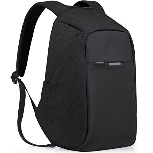oscaurt Anti Theft Backpack 15.6 Inch Laptop Travel Backpack with Hidden Zipper and USB Charging Port Waterproof Business Computer Bag for Men & Women - color: Black