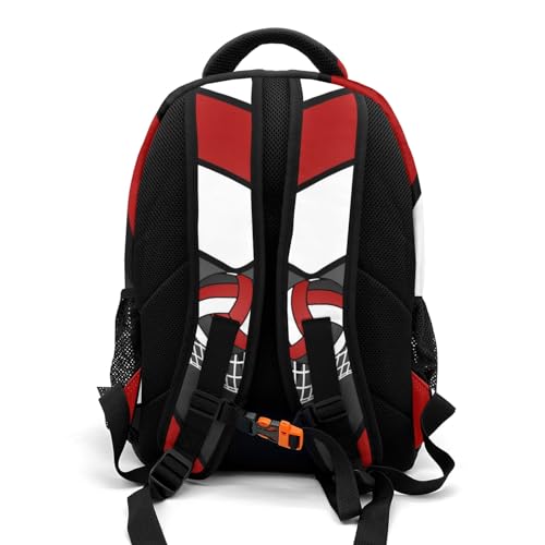 Volleyball Black White Red Personalized School Backpack Waterproof Laptop Bag for Woman Man - color: Muilti 25