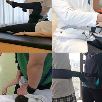 9.8Ft Mobilization Belt Physical Therapy, Stabilization Strap for Physical Therapy, Yoga Stretching Strap or Knee Therapy Strap(B) - color: B