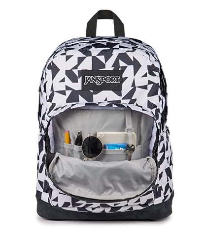 JanSport Right Pack Backpack - Durable Daypack with Padded 15 Laptop Sleeve, Spacious Main Compartment & Integrated Water Bottle Pocket - Groovy Grids - color: Groovy Grids