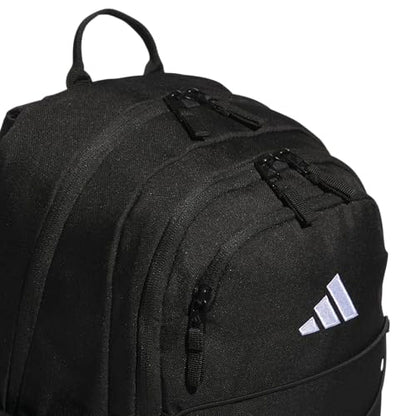 adidas Amplifier Backpack for Laptop, School and Gym, 28L, Black/White/Bungie, OSFA - color: Black/White/Bungie