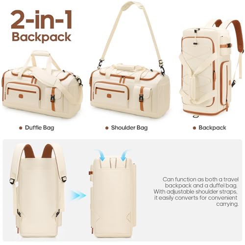 Luggage Sets 5 Piece, Carry On Luggage 20In With Spinner Wheels, Hardside Suitcase Set with TSA Lock,Durable Checked Large Suitcase With Travel Backpack for Men- 20in/24in/28in (Beige, 5 piece set) - color: Beige, size: 5 piece set