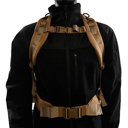 Highland Tactical Stealth Heavy Duty Tactical Backpack Backpack - color: Dark Desert