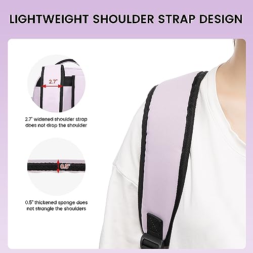 LOVEVOOK School Backpack for Teen Girls, Student Backpack Purse for 14-16 Teenage, Cute Kid Bookbag, Back to School Backpacks Fit 15.6 Inch Laptop, Large College Travel Bag, Light Purple - color: Light Purple