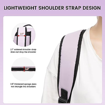 LOVEVOOK School Backpack for Teen Girls, Student Backpack Purse for 14-16 Teenage, Cute Kid Bookbag, Back to School Backpacks Fit 15.6 Inch Laptop, Large College Travel Bag, Light Purple - color: Light Purple