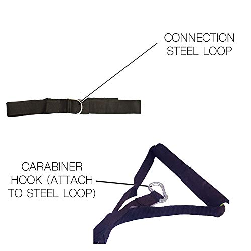 Fitness Health Speed Agility Resistor Belt | Running Sports Sprint Training Aid Belt Harness for Resistance Band or Sledge Pulling
