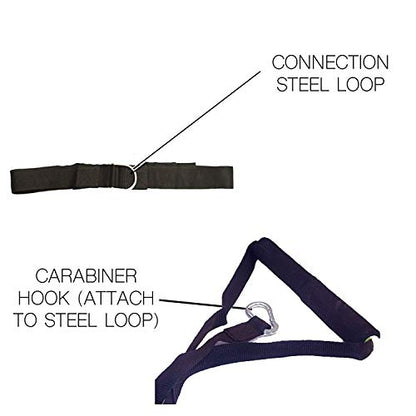Fitness Health Speed Agility Resistor Belt | Running Sports Sprint Training Aid Belt Harness for Resistance Band or Sledge Pulling