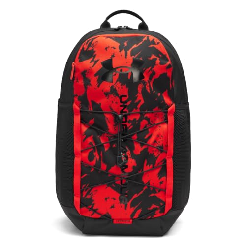 Under Armour Unisex Hustle Sport 6.0 Backpack, (707) Anthem Red/Black/Black, One Size Fits Most - color: (707) Anthem Red / Black / Black, size: One Size Fits Most