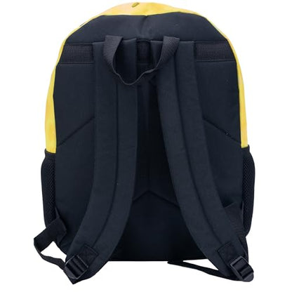 AI ACCESSORY INNOVATIONS Sponge Bob 5 PC Backpack Set, Girls & Boys Big Face School Bag 16” with Front Zip Pocket - color: Spongebob