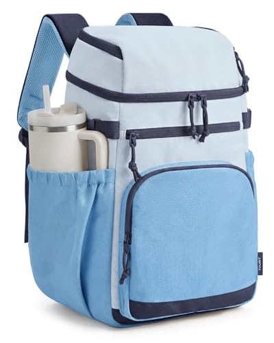 TOURIT Backpack Cooler Leak Proof 28 Cans Cooler Backpack Insulated Waterproof Cooler for Men and Women, Picnic, Hiking, Work, Trip - color: Slate Blue