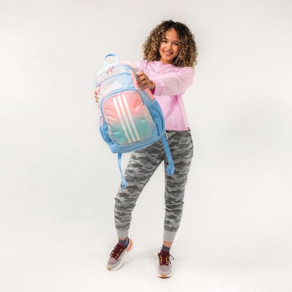 adidas Young BTS Creator 2 Backpack DISCONTINUED - color: Adi Multi Collage/Onix Grey/Almost Blue