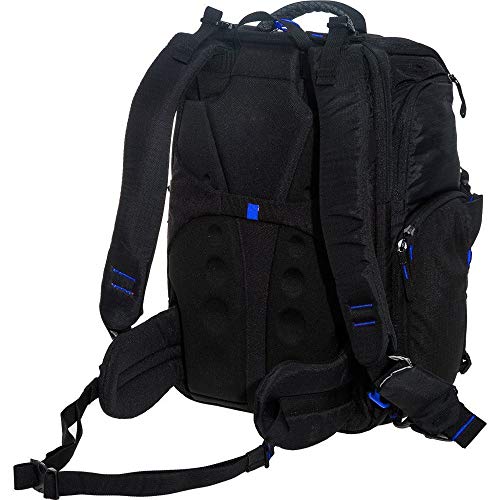 Ultimaxx Water Resistant Travel Backpack Carry Case with Folding Compact Lightweight Luggage Cart for DJI Quadcopter Drones, Phantom 4, Pro, Advanced, Standard Series and Additional Accessories