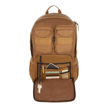 Eddie Bauer Cargo Tactical Backpack | Adventure | Heavy Duty | Outdoor | Water Resistant | 600D Polyester - Antique Bronze - color: Antique Bronze
