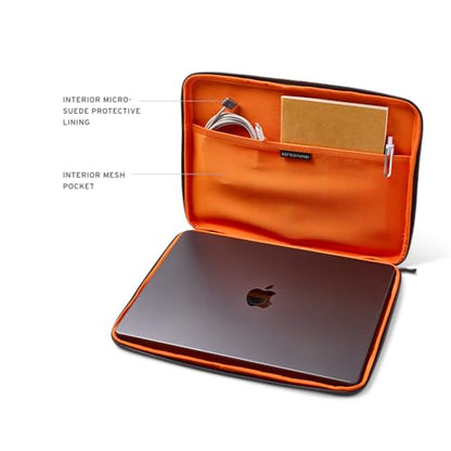 UAG Laptop Sleeve Case, Large Sleeve, Fits Up to 15-16"" Laptop, Shockproof Protective Carrying Computer Bag with Micro-Suede Lining and Interior Accessory Pocket, Dark Grey - size: Large - Dark Grey